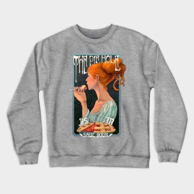 The Pie Hole Nouveau Crewneck Sweatshirt by INOGArt